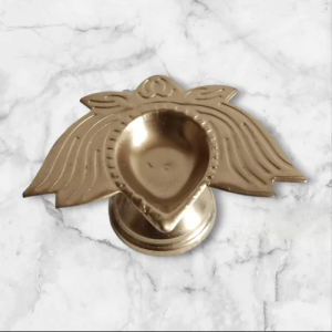 Metal Lotus Diya
