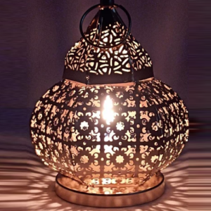 Golden Handmade T light Lantern